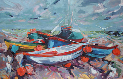 Fishermen boats, Denmark