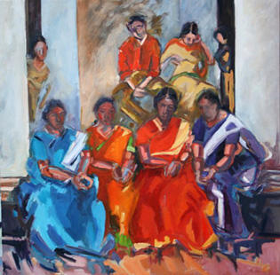 Group of ladies, India