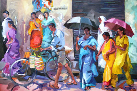 Umbrellas, India