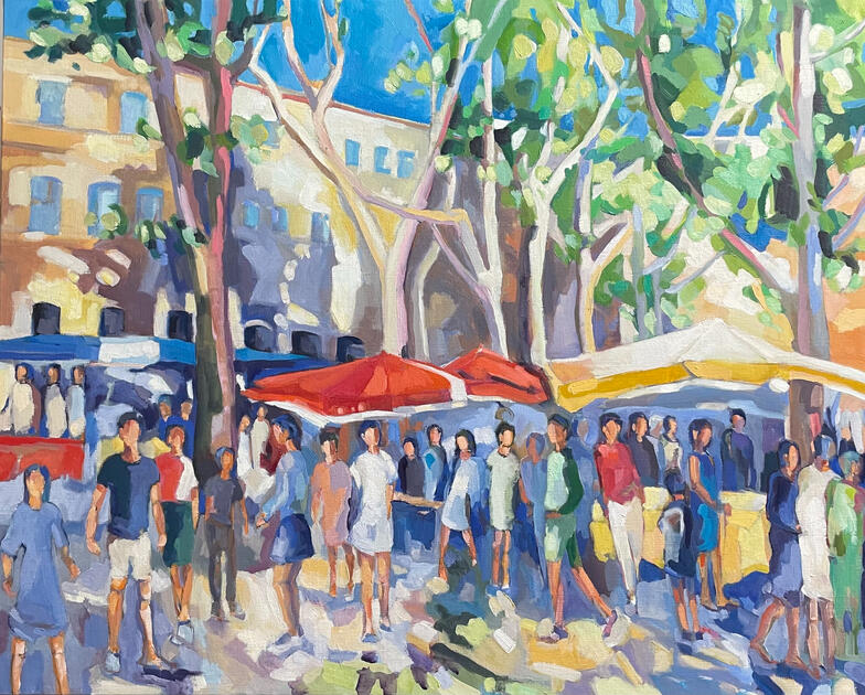 Soleil du midi huile/toile 65x81cm